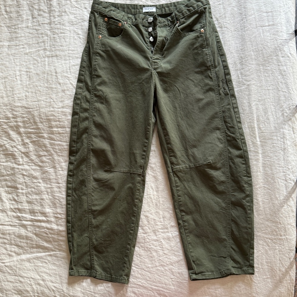 Parke Cotton Twill Horseshoe Pant